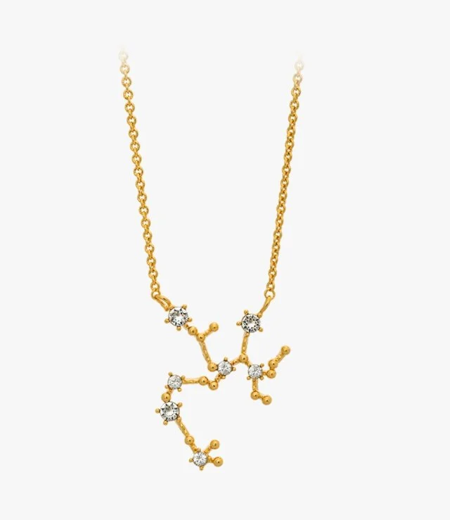 Sagittarius Star Sign Necklace - Gold By Lily & Rose