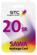 Sawa Recharge Card - SAR 20