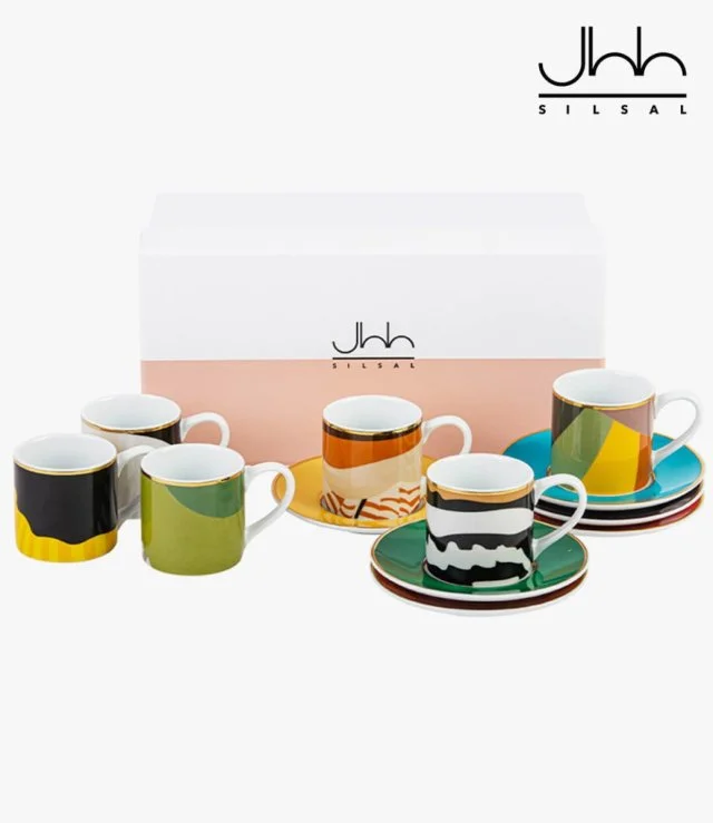 Set of 6 Sarb Espresso Cups By Silsal