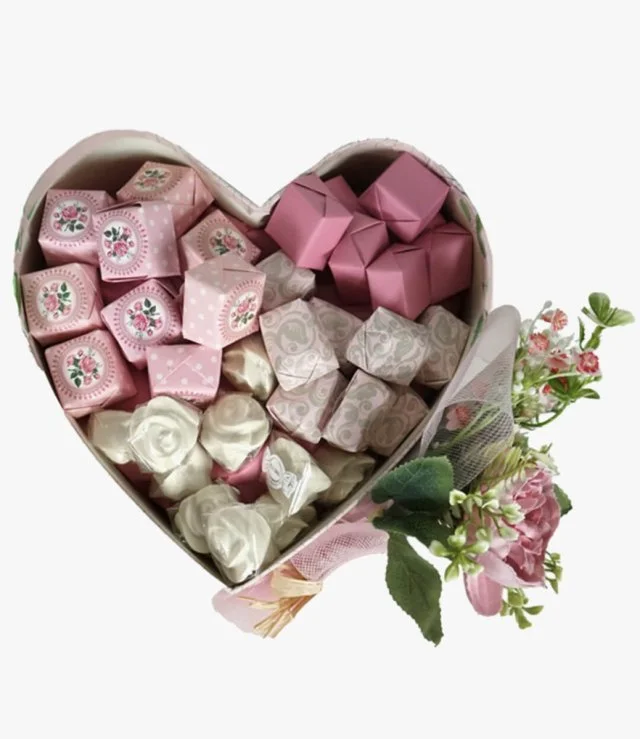 Spring Beauty - Medium Chocolate Heart Box