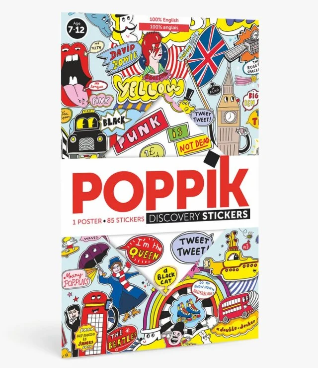 Sticker Poster - 100% English By Poppik