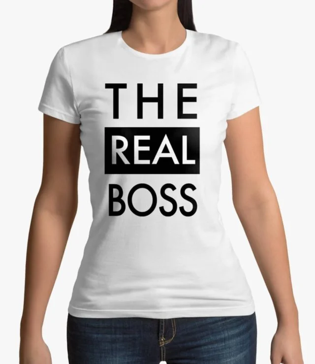 The Real Boss Design Tshirt