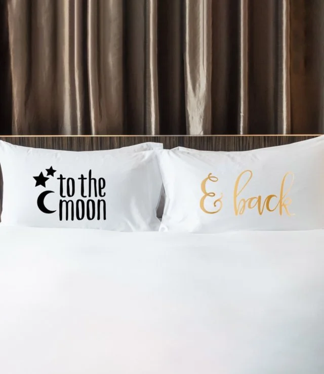 To the Moon and Back Pillowcases