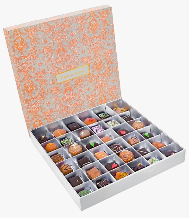 Toile de Jouy 36pcs Chocolate Box by Forrey & Galland