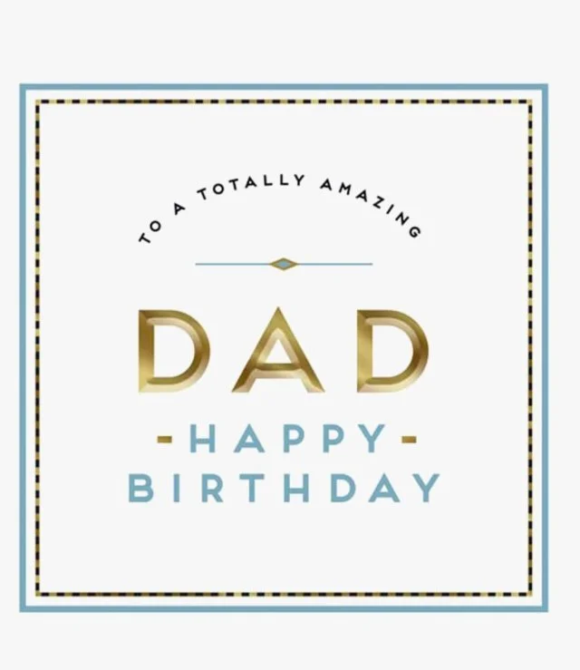Totally Amazing Dad Greeting Card by Alice Scott