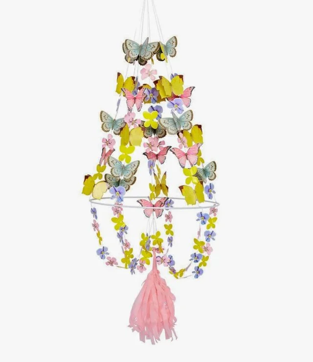 Truly Fairy Butterfly & Floral Chandelier by Talking Tables