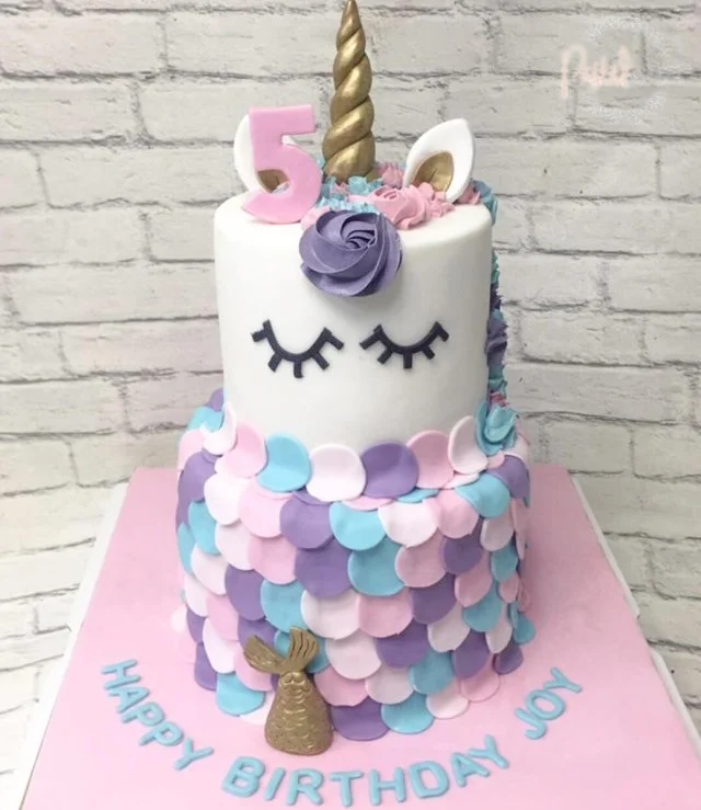 Unicorn Mermaid Cake By Pastel Cakes