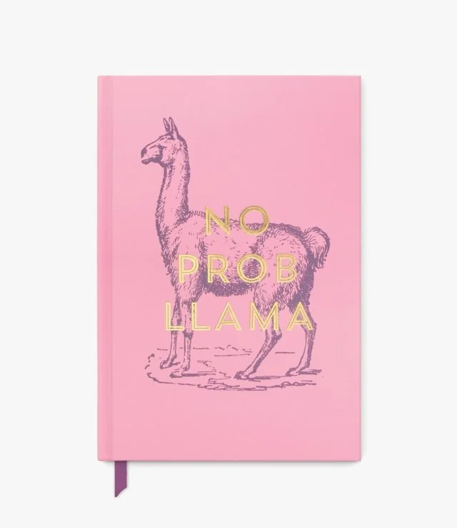 Vintage Sass - No Prob Llama Notebook by Designworks Ink.