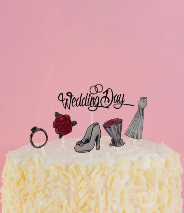 Wedding Day Cake Topper
