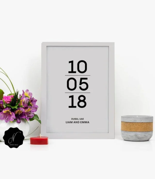 Personalized Date Print
