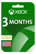 Xbox Live (Gold) Gift Card - 3 Months