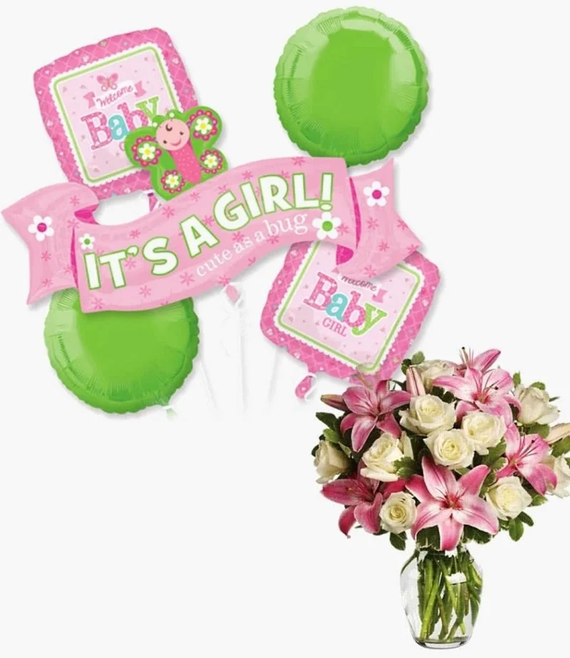 The Little Princess Flowers and Balloons Bundle