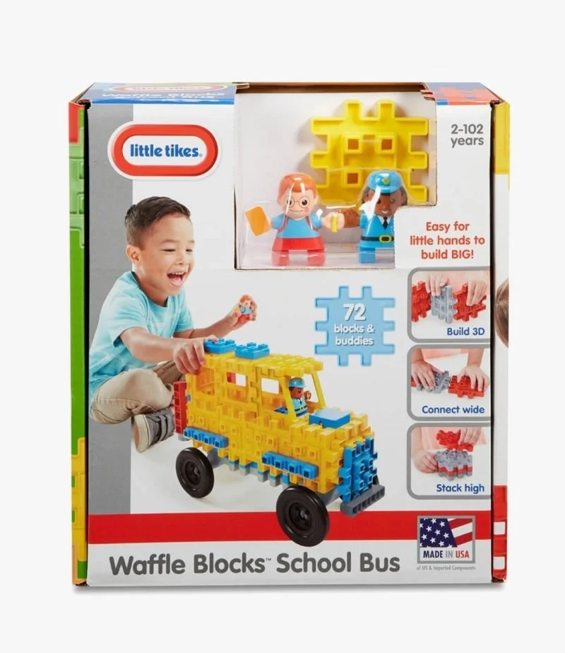 Little Tikes Waffle Blocks School Bus 