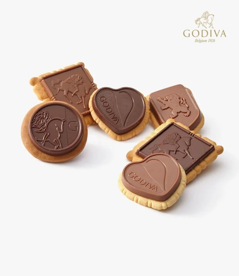 Assortment Biscuit Tin by Godiva 46PCS