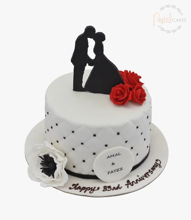 Anniversary Cake by Pastel Cakes