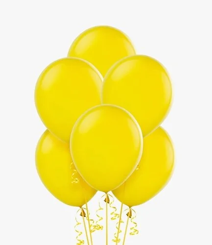 Yellow Balloon Bouquet