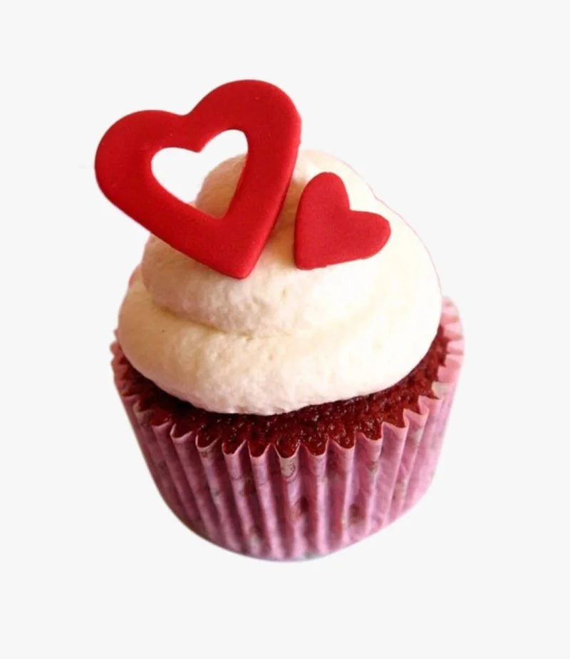 Velvet Valentine's Cupcake by Sugar Sprinkles 