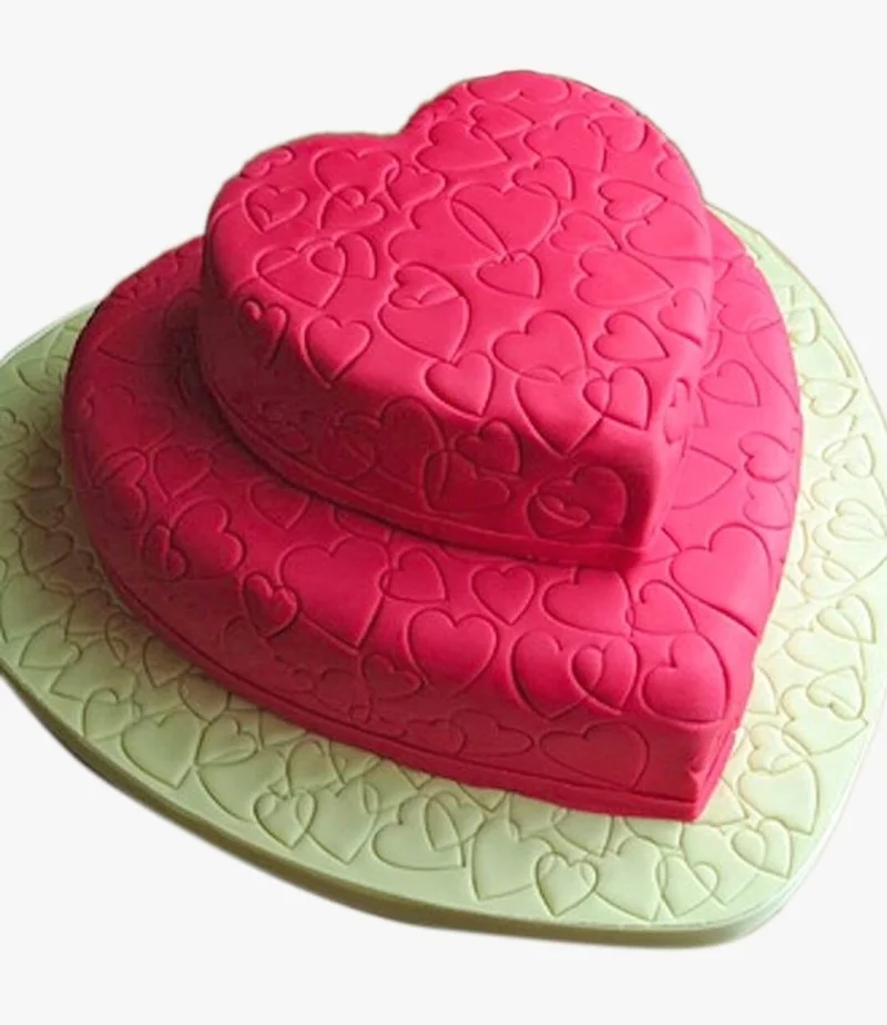 Our Hearts Cake by Sugar Sprinkles 