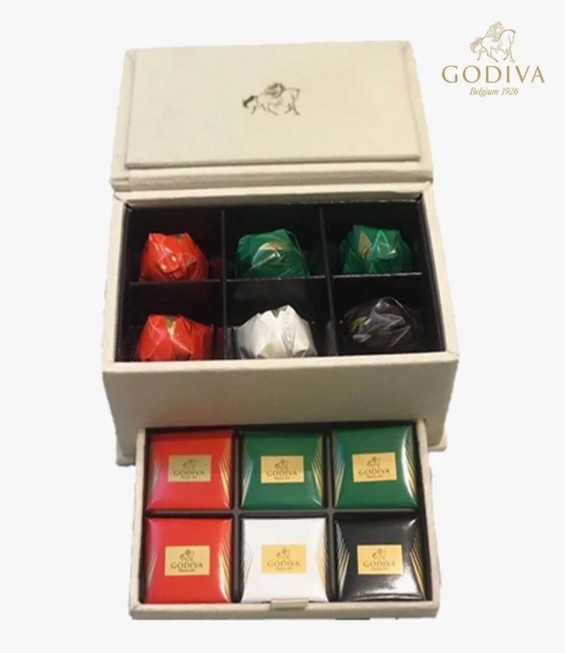 صندوق شوكولاتة ميني رويال لليوم الوطني الإماراتي من جوديفا