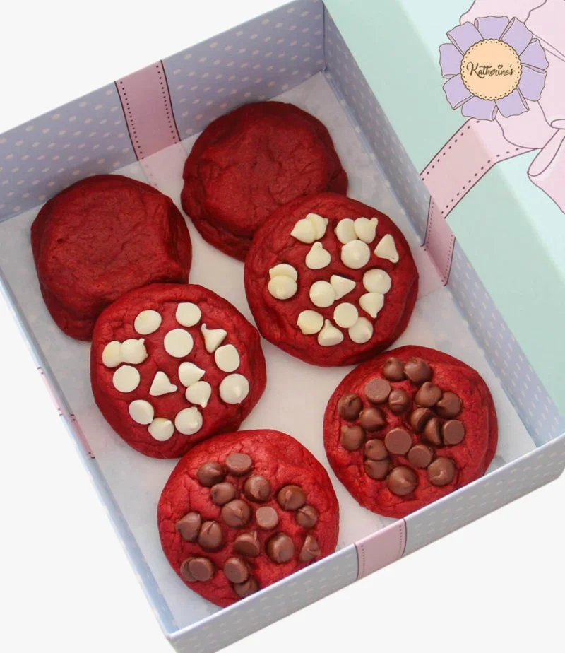 Mix Red Velvet Cookies (6 pcs) by Katherine's