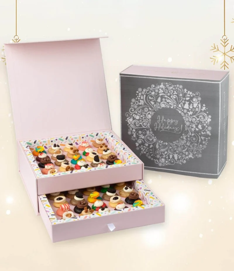 The VIP Claus - Box of 50 Festive Cupcakes By Sugargram