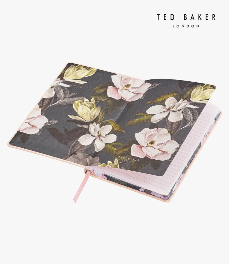 A5 Pink Brogue Notebook by Ted Baker