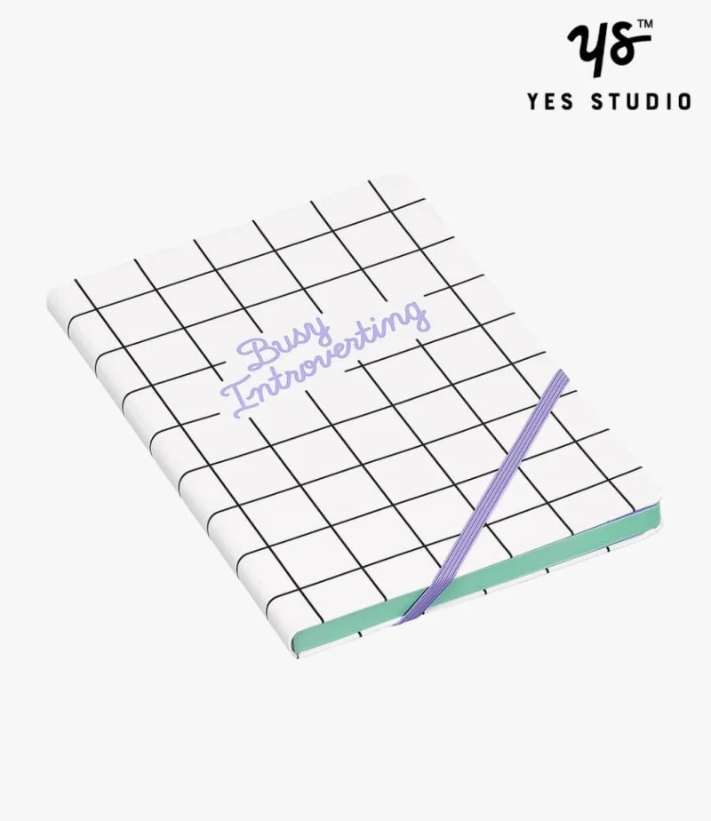 Busy Introverting A5 Notebook by Yes Studio