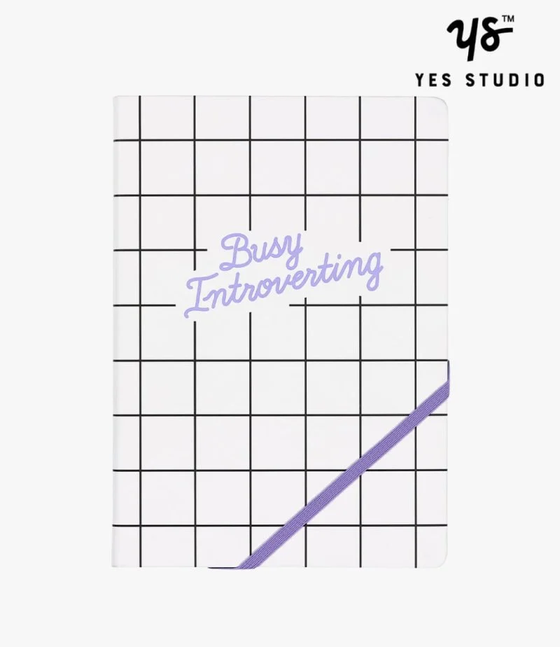 Busy Introverting A5 Notebook by Yes Studio