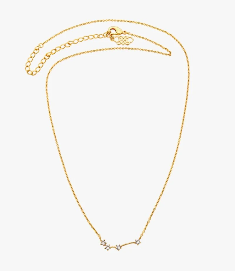 Aries Star Sign Necklace - Gold By Lily & Rose