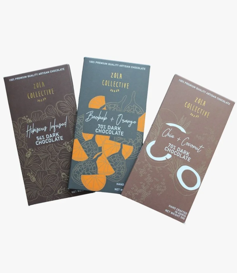 Artisinal Superfood Dark Chocolates By The Zola Collective