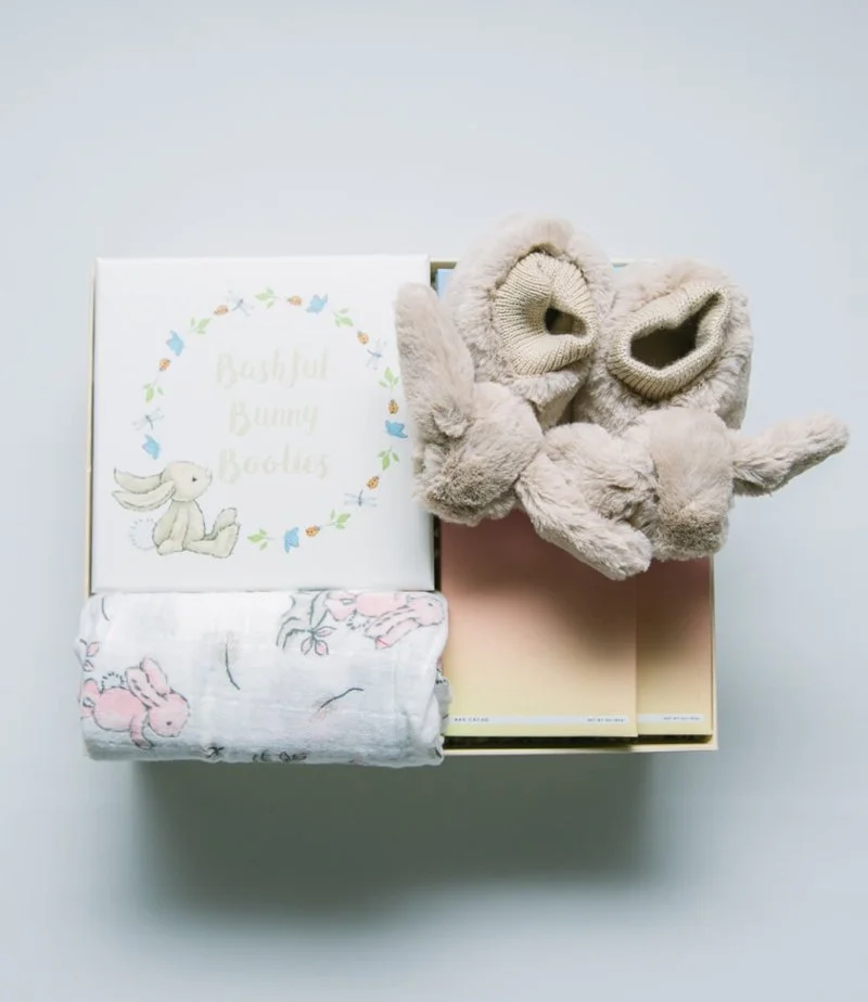 Bashful New Baby  Gift Set by Inna Carton - Girl