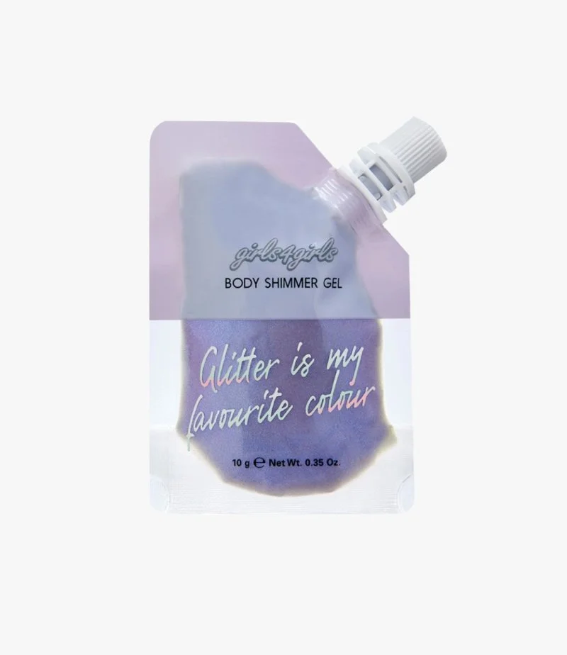 Body Shimmer Gel - Purple Glitter is my favourite colour 10g By Girls 4 Girls