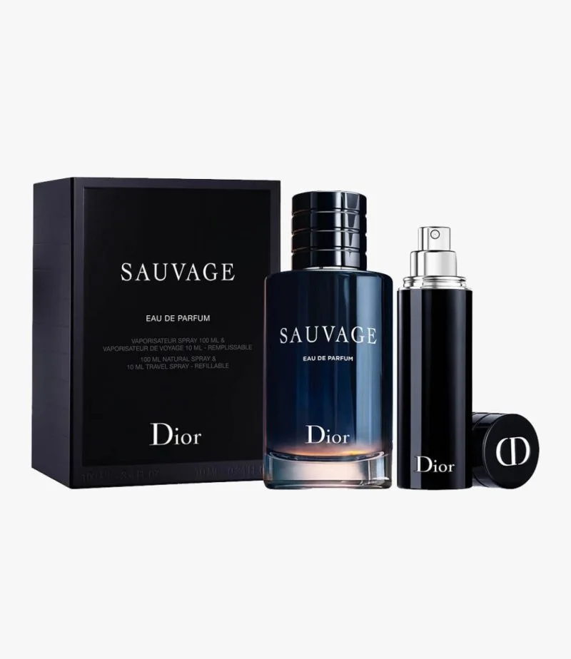 Dior Sauvage Eau De Parfum 100ml & Travel Spray 10ml