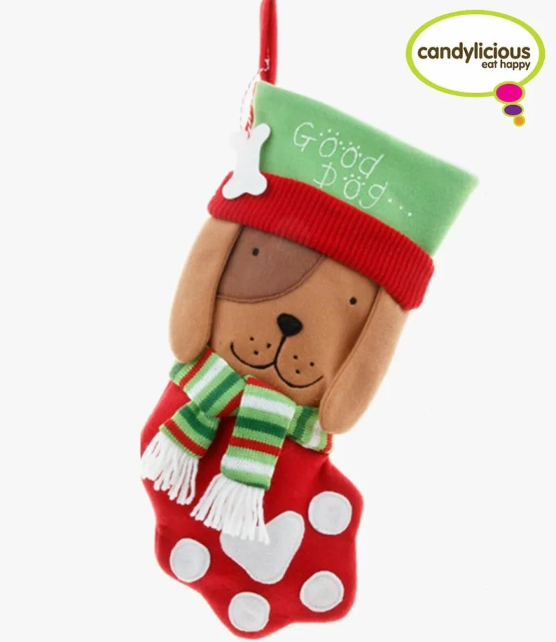 Good Dog Festive Stocking By Candylicious