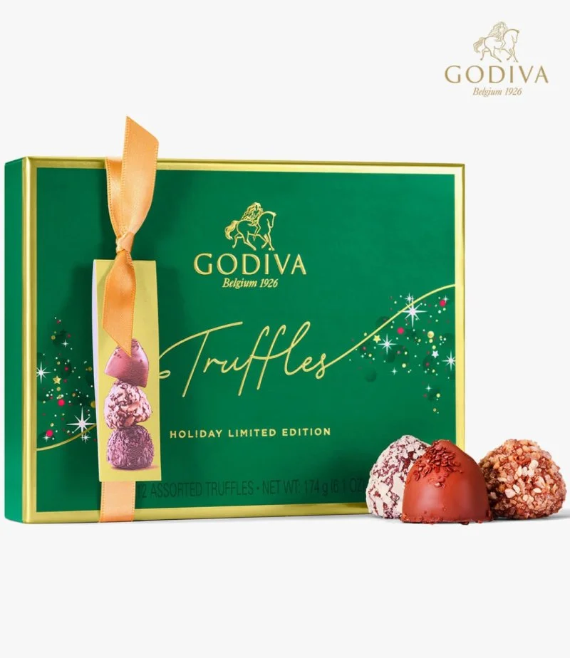 Holiday 12pc Truffle By Godiva