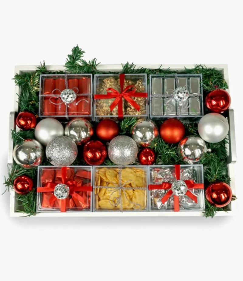 Home For The Holidays - Medium Chocolate Tray