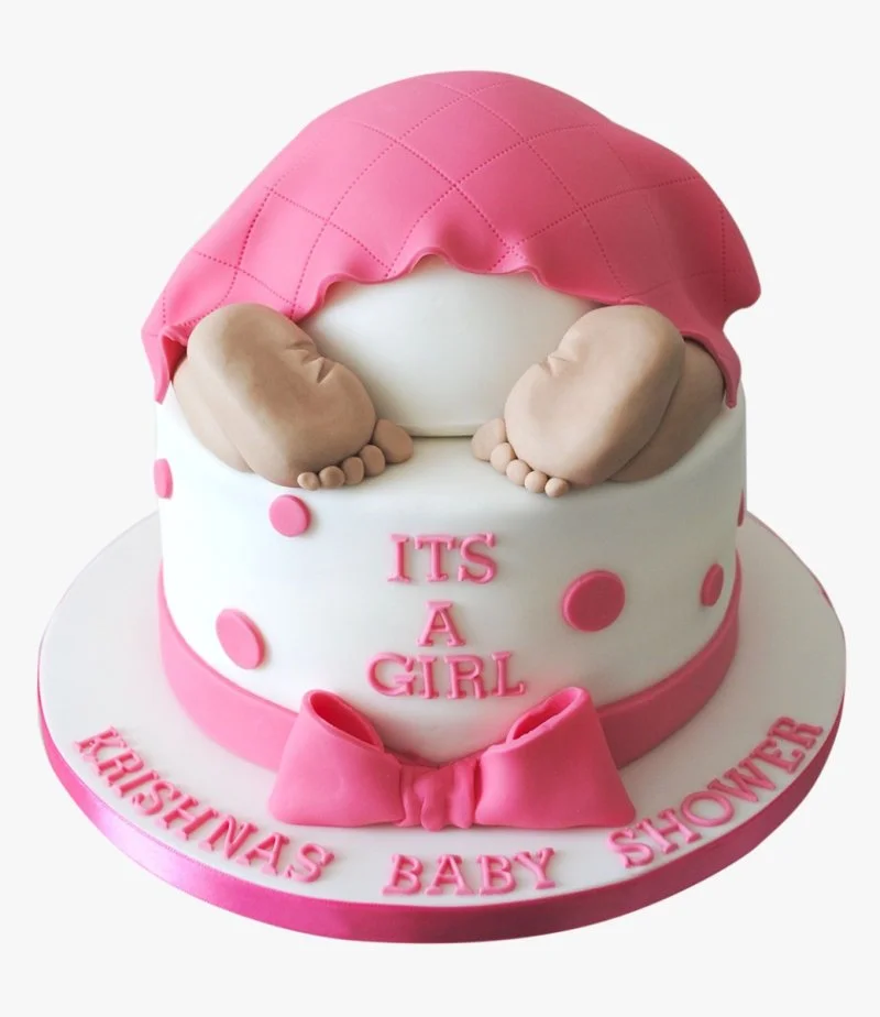 3D Customized Baby Girl Cake by Sugar Sprinkles 1