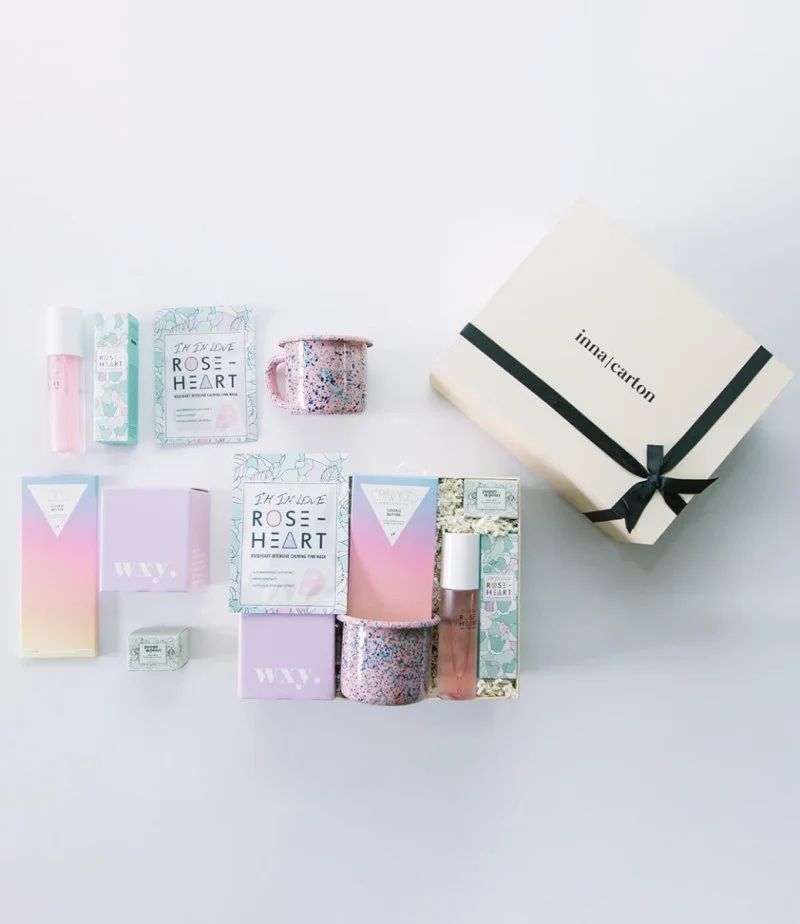 Pamper Mint Gift Set by Inna Carton