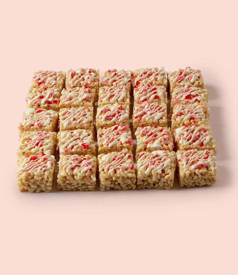 Peppermint Candy & White Chocolate CrACKLES in a Box