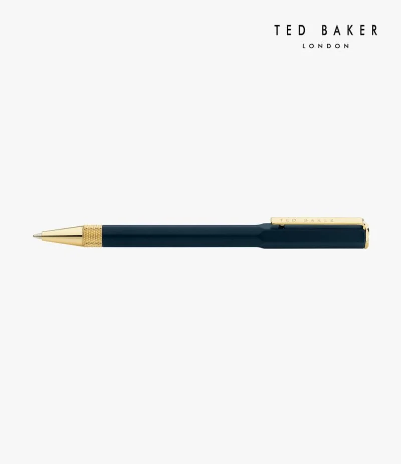 قلم برأس كروي ازرق من تيد بيكر