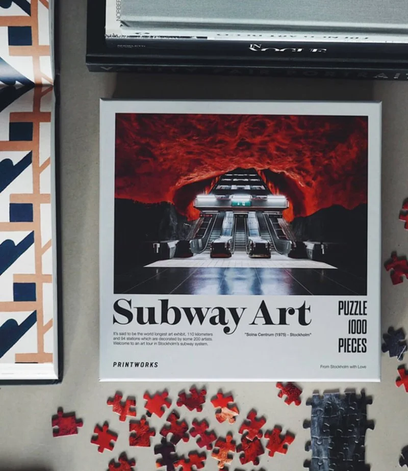 Puzzle Subway Art Fire