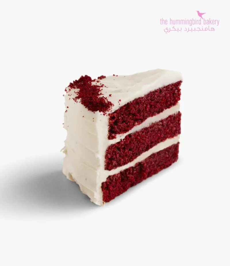 Red Velvet Cake Slice By Hummingbird Bakery