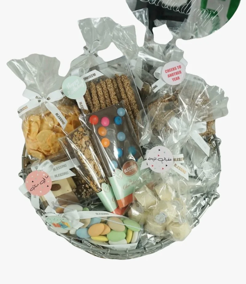 Time To Celebrate - Sweet & Salty Gift Basket 2