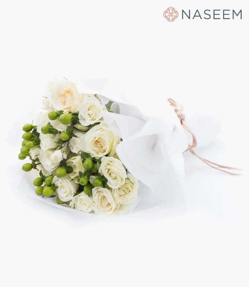 Wonderful White Flower Bouquet