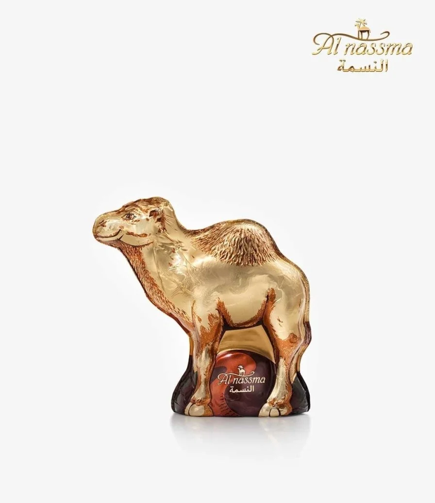 Big Camel Milk Chocolate Camel Figurine by Al Nassma 