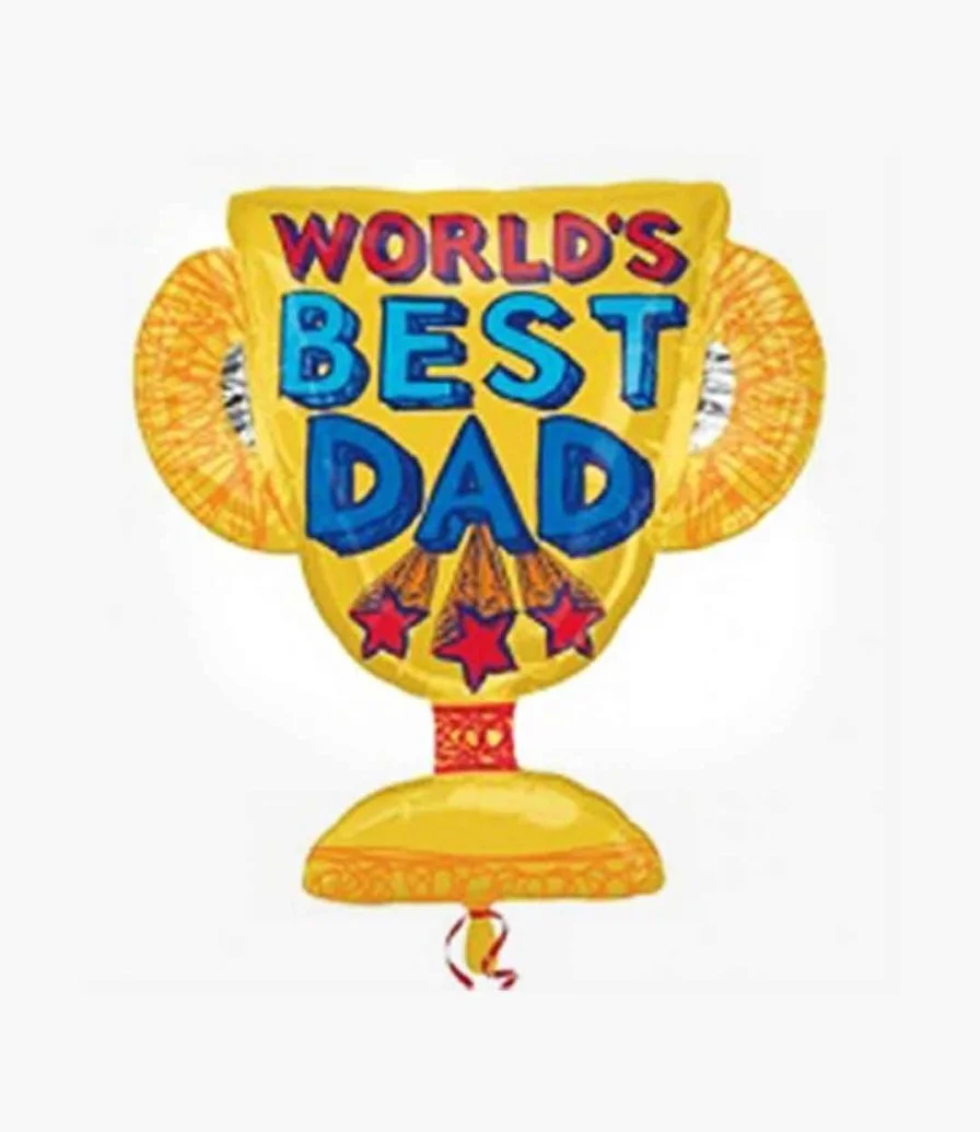 Best Dad Trophy Balloon
