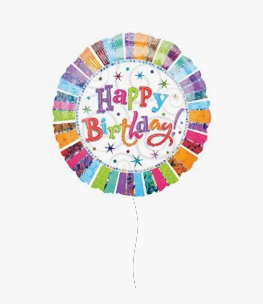 Radiant Birthday Balloon 
