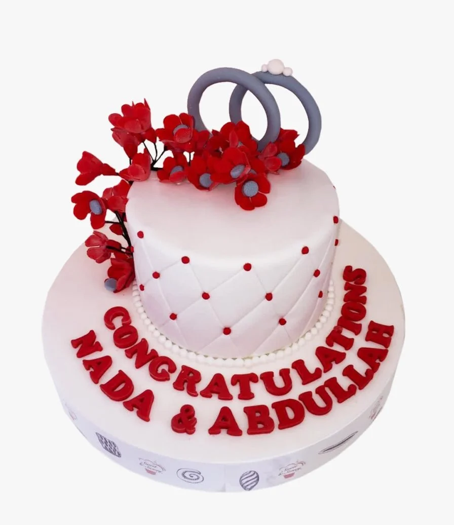 Engagement Celebration Cake 