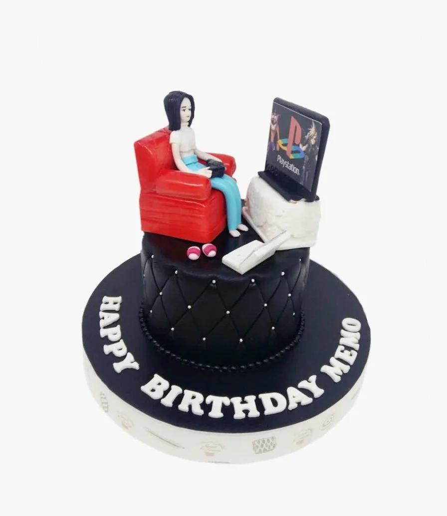 Gamer Birthday Cake 