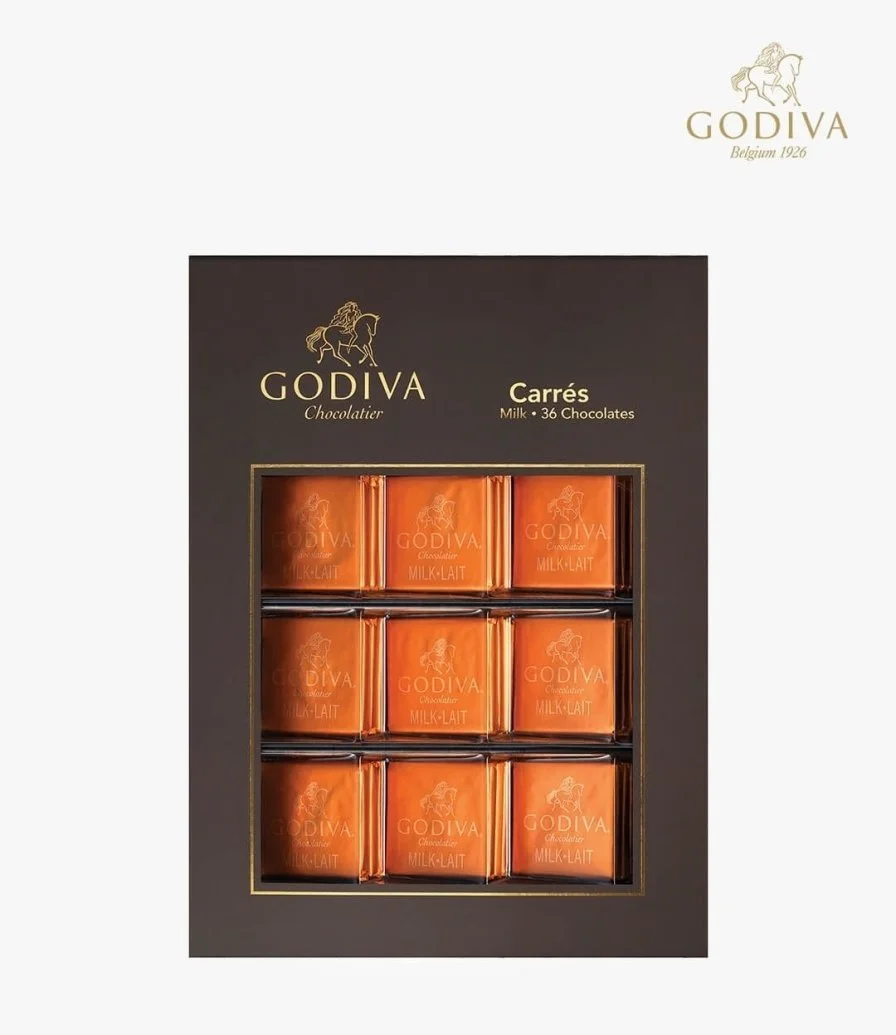 Godiva Carrés Milk Chocolate (36pcs)